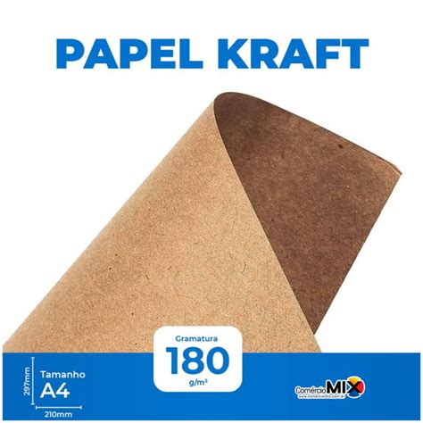 Papel Kraft A4 180g