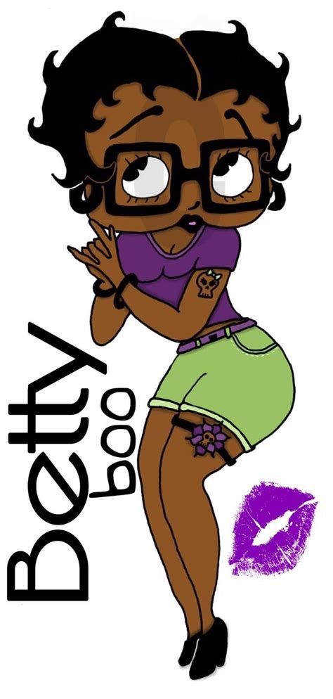 Pin By Unique Designs On Black Women Art Black Betty Boop Black