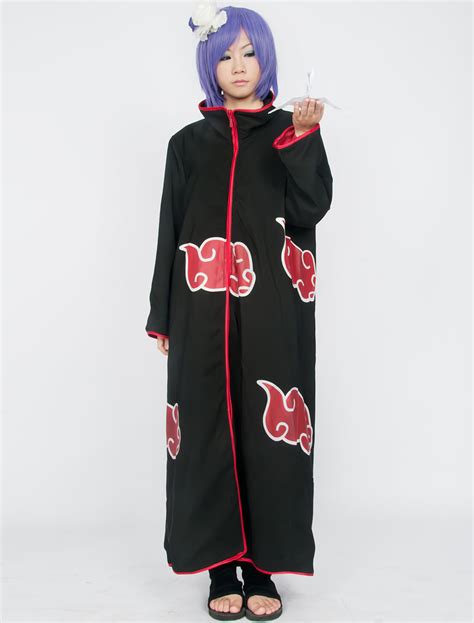 Naruto Konan Akatsuki Toussaint Cosplay Costume Halloween