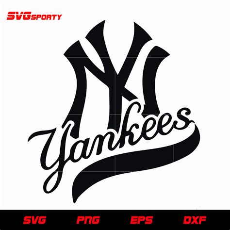 New York Yankees Logo Svg Mlb Svg Eps Dxf Png Digital File Svg