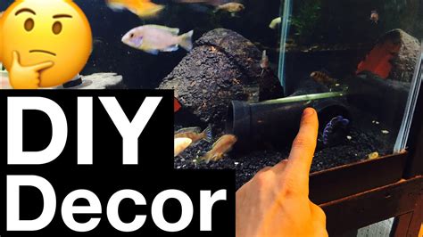 Diy Aquarium Decorations Fish Tank Decor Youtube