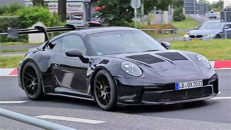 2021 Porsche 911 Gt3 Rs Spotted Testing Features Revealed