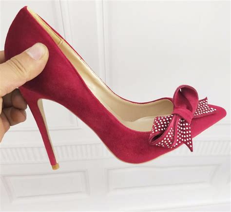 Red High Heels Brand Exclusive Patent Fashion Sexy Red High Heels 10cm