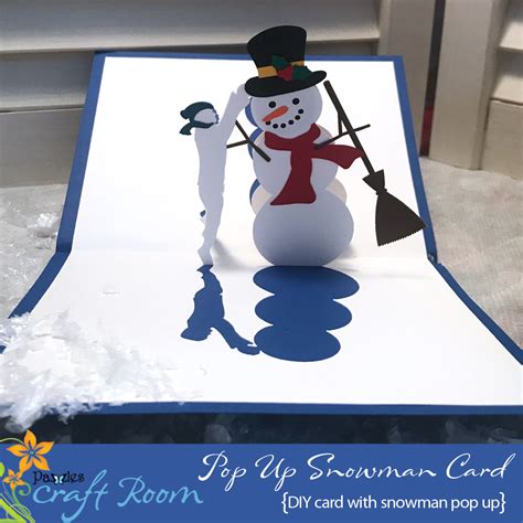 12 Days Of Pop Ups Snowman Pop Up Pazzles Craft Room