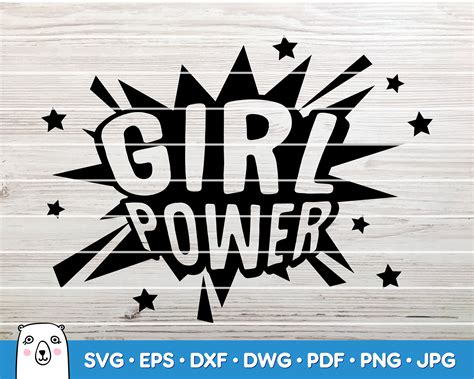 Girl Power Svg Svg Cut File Car Decal Svg Instant Etsy