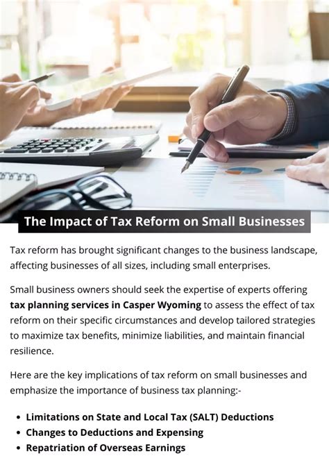 ppt the impact of tax reform on small businesses powerpoint presentation id 12288075