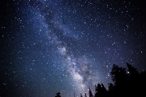 Gambar Langit Bintang Bima Sakti Suasana Luar Angkasa Tengah