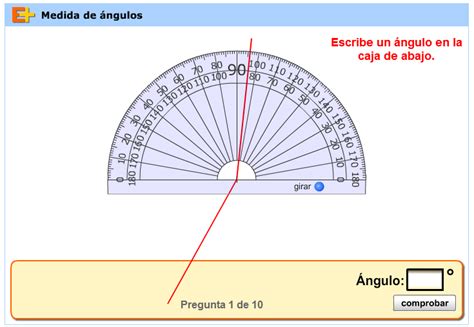 Reconocer Identificar Y Medir Ángulos Informática Educativa