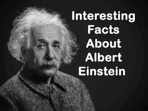 Interesting Facts About Albert Einstein Discoveries Facts And