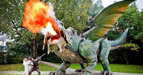 Fire Breathing Robot Dragon Is Worlds Largest Walking Robot Video