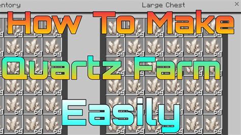 How To Make Quartz Farm In Minecraft Easily Get Unlimited Nether Quartz