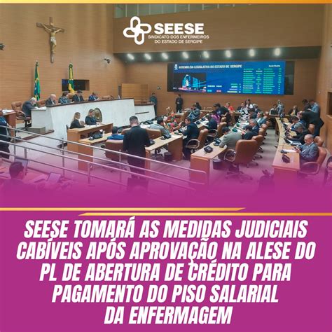 Seese Tomar As Medidas Judiciais Cab Veis Ap S Aprova O Na Alese Do