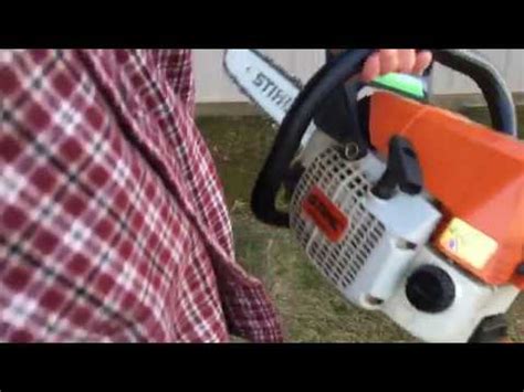 Maybe you would like to learn more about one of these? How to Start a Stihl Chain Saw - YouTube