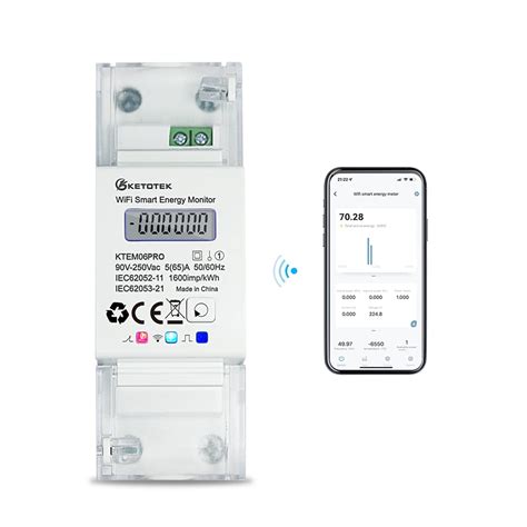 Buy Ketotek Smart Energy Meter Single Phase Digital Electric Meter Din