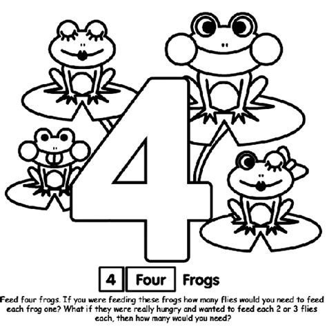 Color online with this game to color letters and numbers coloring pages and you will be able to share and to create your own gallery online. Number 4 Coloring Page | crayola.com