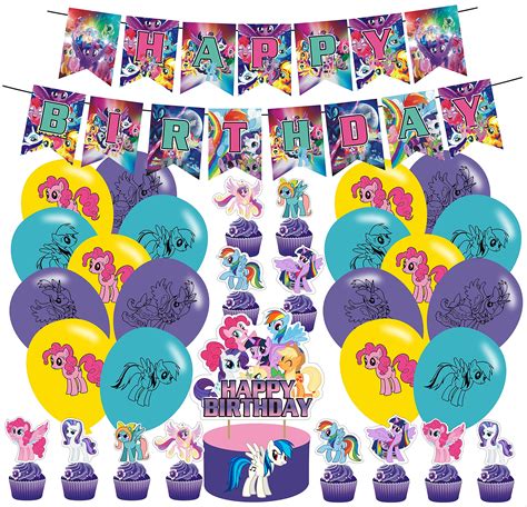 Buy My Little Pony Birthday Party Supplies My Little Pony Theme Happy