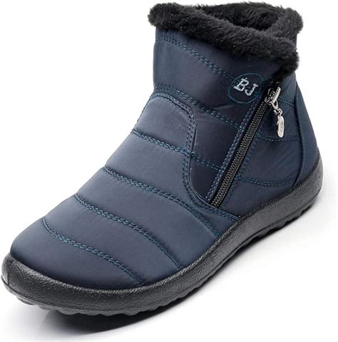 yefree botas de nieve impermeables de invierno para mujer con
