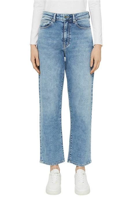 Esprit Collection Jeans Straight Leg Blue Light Washblue Denim