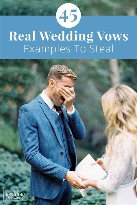 45 Real Wedding Vows Examples To Steal ♥ Wedding Vows This Can Be