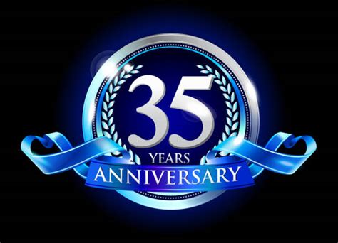 Royalty Free 35th Anniversary Clip Art Vector Images And Illustrations