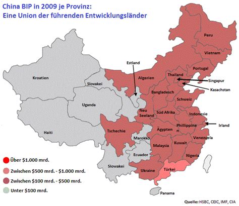 Wirtschaftskraft Wenn Chinas Provinzen Staaten Wären China Briefing News