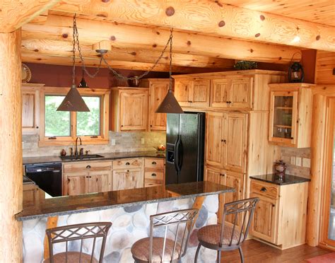 There's not a square inch of drywall on the kitchen walls, which helps create the timeless lake cabin feel. Lake Home Kitchen | Cook, MN - Franklin Builders