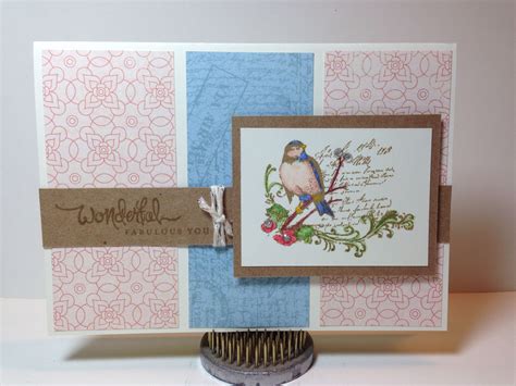 A Close Up Of A Card With A Bird On It