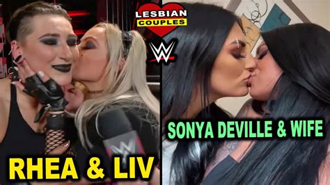 Lesbian WWE Couples Rhea Ripley Liv Morgan Sonya Deville Wife YouTube