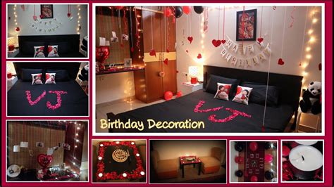 Get inspired bedroom decoration for bedroom decoration for husband birthday. Birthday Decoration Ideas at home |Surprise Decoration for ...