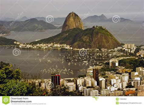 Sugarloaf Mountain In Rio De Janeiro Stock Photography