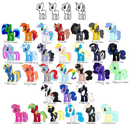 Original My Little Pony Characters Names Photos Good Pix Gallery My