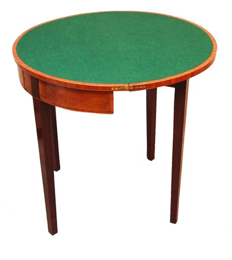 Redswing small folding table 9. Antique Small Georgian Mahogany Card Table For Sale at 1stDibs