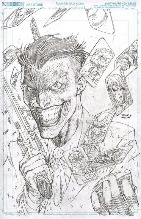The Joker By Jim Lee Jim Lee Art Joker Art Comic Art