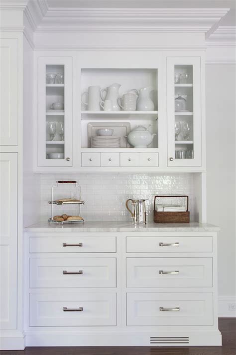 Porch & den jefferson glass sliding door stackable cabinet. Built In Kitchen Hutch - Transitional - Kitchen - Kathy ...