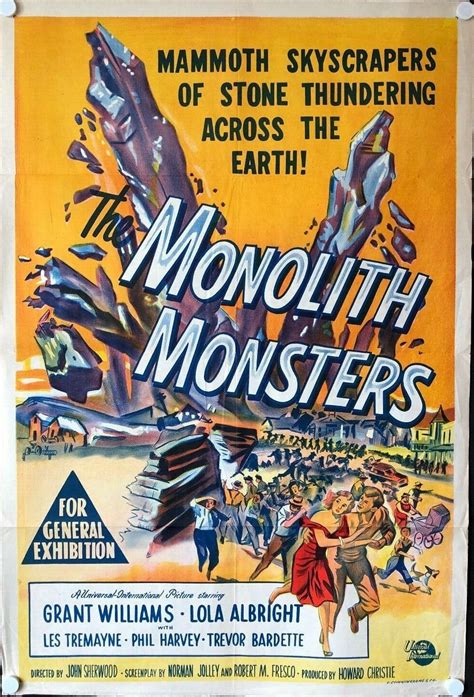 The Monolith Monsters 1957 One Sheet Poster