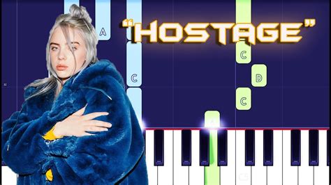 Billie Eilish Hostage Piano Tutorial Easy Piano Cover Youtube