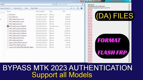 Mediatek Flash Format All Chipset V Mtk Auth Bypass Tool Disable Da File Or Auth