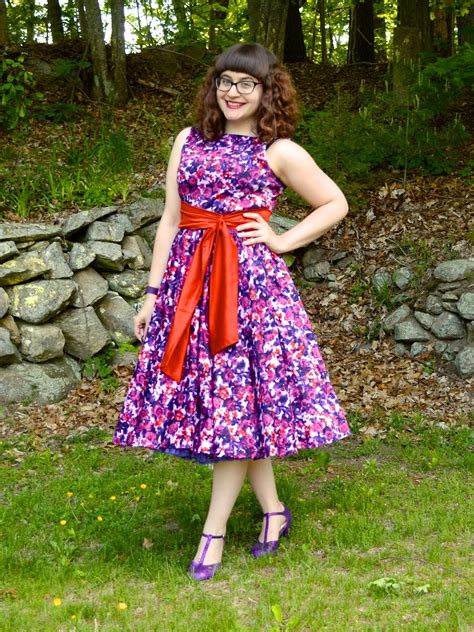 In A Nutshell Pinup Girl Clothing Maria Dress And The New Purple
