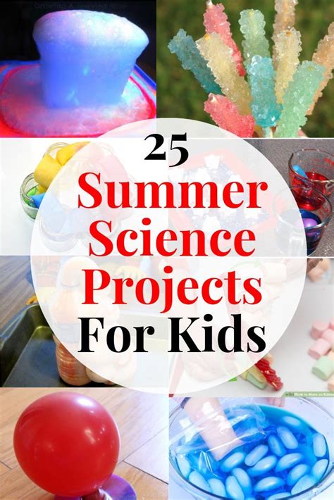 25 Summer Science Activities For Kids Summer Science Activities