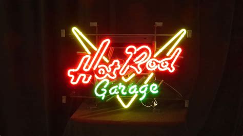 Hot Rod Garage Neon Sign Z202 Chicago 2021
