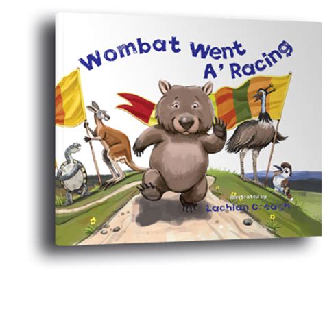 Wombat Went a' Walking and other books. The author Lachlan Creagh was born in Townsville ...