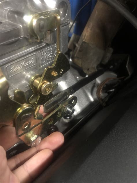 Installed New Edelbrock 1406 Need Help With Kickdown Camaro Forums