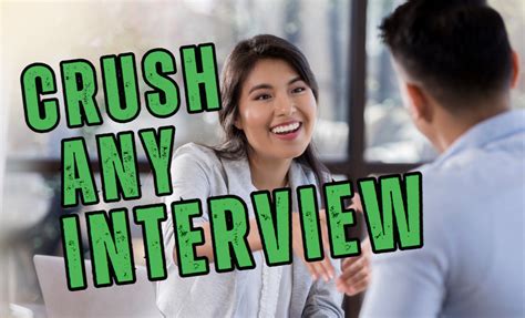 How To Really Crush Any Job Interview Yes Even Side Hustles By
