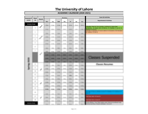 Solution Academic Calendar 2020 21 Sample Studypool