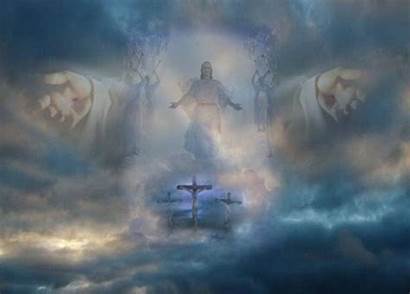 Jesus Clouds Lord Sky Universe Return Christian