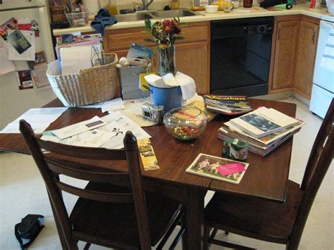 My Messy Kitchen Table Annohio Flickr