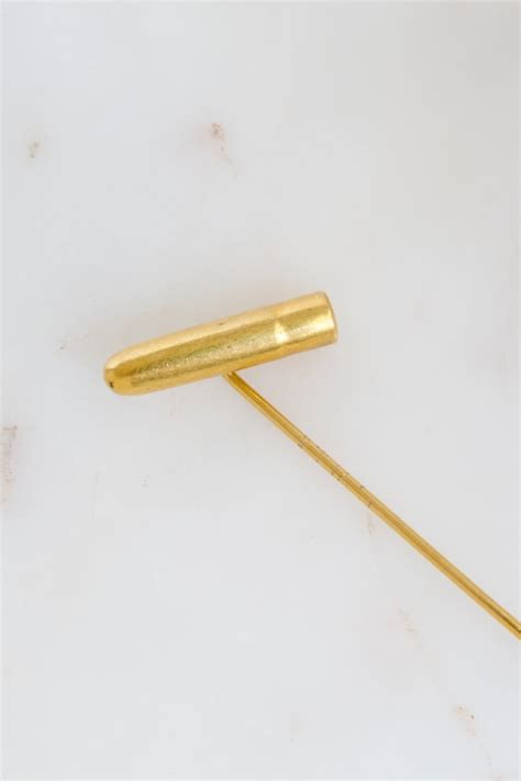 Vintage Gold Stick Pin Gem