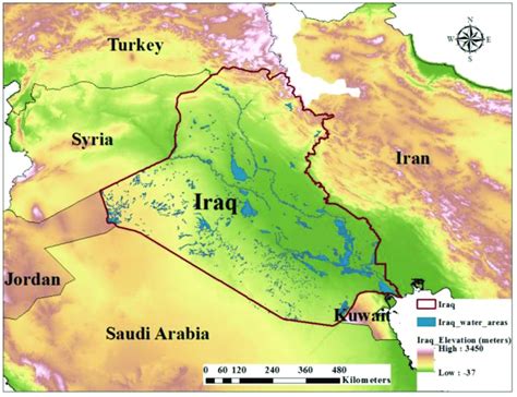 Map Of Iraq And Surrounding Countries Crabtree Valley Mall Map