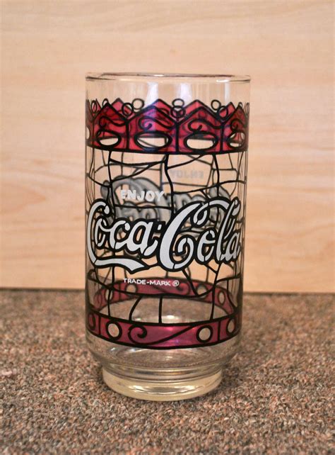 Vintage Coca Cola Drinking Glasses Set Of 4 Etsy
