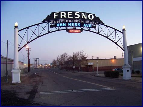 Fresno Welcome Arch over Van Ness Avenue , Fresno ,Ca. thi… | Flickr